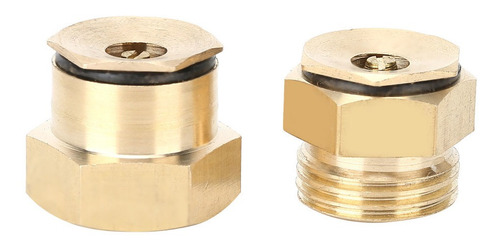 Micro Aspersor 2pcs G1/2 Dn15 Latón Centrífugo Ajustable