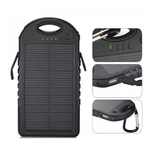 Power Bank Solar Bateria Portatil Carga Economica 5000mah