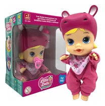 Comprar Boneca Alive Hipopótamo Acessórios Mama E Faz Xixi Presente!
