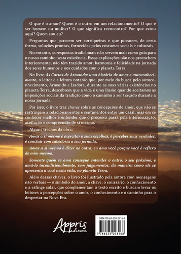 As Cartas de Armando: Uma História de Amor e Autoconhecimento, de Viana, Chirlei. Editorial Artêra Editorial, capa mole em português, 2022