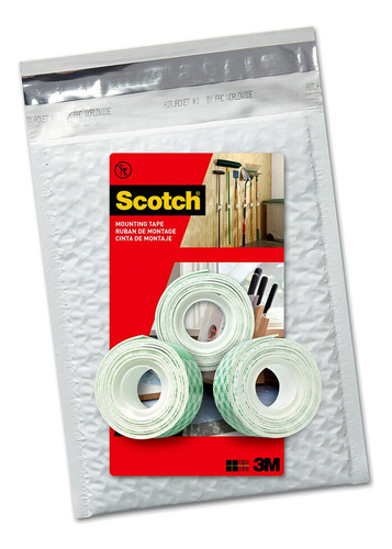 Cinta De Montaje Para Interiores Scotch De 1 Pulgada X 50 Pu