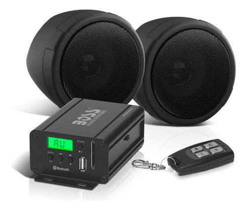 Boss Audio Systems Double-din 10, Bluetooth Negro, Talla Ú.