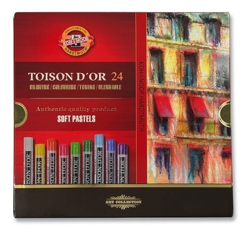 Pastel Toison D´or X 24 Caja Pasteles Oleo Dor Tiza