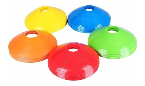 Imagen 4 de 7 de Conos X5 20 Cm De Alto Flexible Entrenamiento Coordinacion
