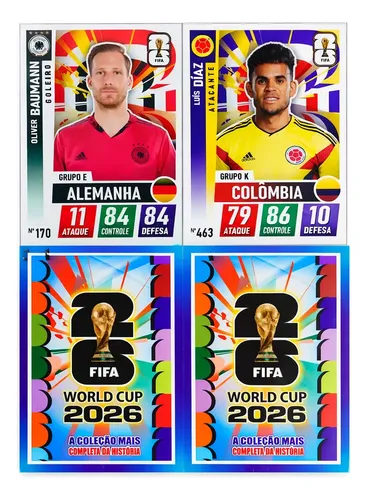 200本すべて新品ですFIFA World Cup 2026 コレクションカード 200 Cards Fifa World Cup 2026 Pp = 50 Pacotes Fechados | MercadoLivre
