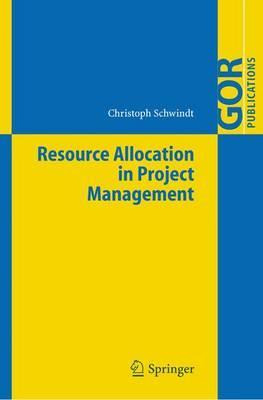 Libro Resource Allocation In Project Management - Christo...