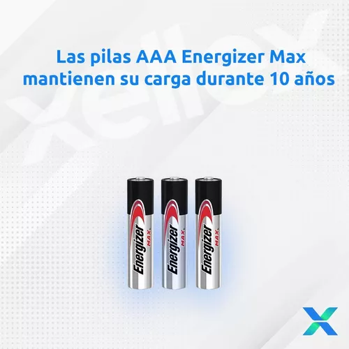 Pilas Alcalinas AAA Energizer Max Paquete 6 piezas