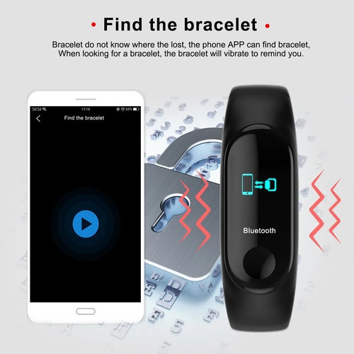 Relógio Inteligente Bluetooth M4 À Prova D'água/esportivo