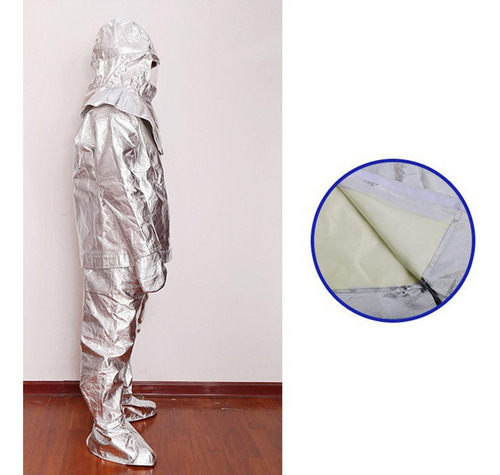 Ropa Ignífuga, Traje Aluminizado, Equipo De 500 Grados Xl
