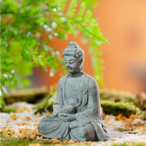 3 Estatua De Buda Sentado Budismo Hecho A Mano Ornamento