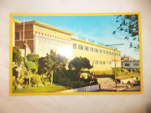 2 Antiguas (c. 1955) Postales Centro Escolar Teziutlán (Usado)