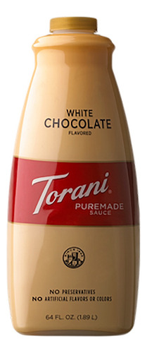 Torani Puremade Salsa Chocolate Blanco 1.89l