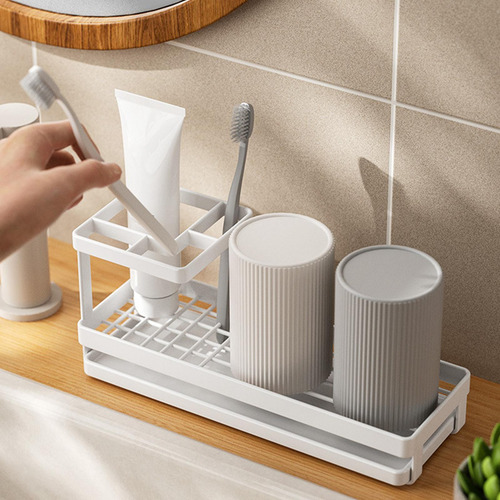 Soporte Para Cepillos De Dientes Bandeja De Baño Accesorios