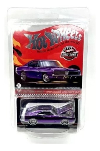 Hot Wheels! Rlc 1969 Dodge Charger R/t Cor Roxo