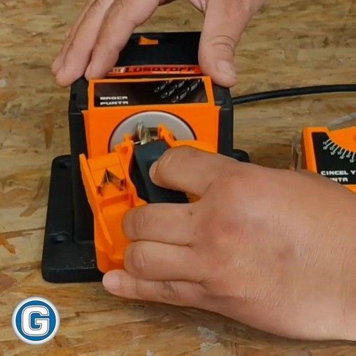 Imagen 4 de 10 de Afilador Eléctrico Lüsqtoff 65w Multiuso Mechas Cuchillos