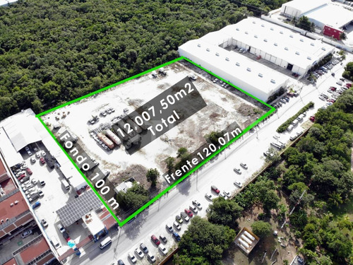 En Venta Terreno Comercial 12,007, 50 M2  Cerca De Aeropuerto, Cancún C3772