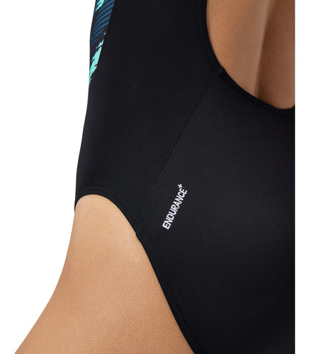 Traje De Baño Hyperboom Splice Muscleback Para Mujer Speedo Negro 34