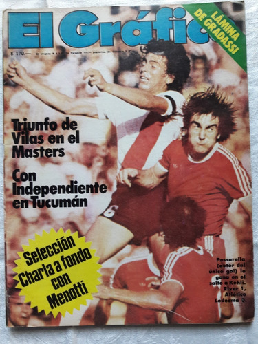 Revista El Grafico N° 2983 Año 1976 Lamina Gradassi Tc