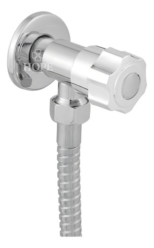 Ducha Higiênica Em Abs 1/4 Volta Cromada Para Banheiro