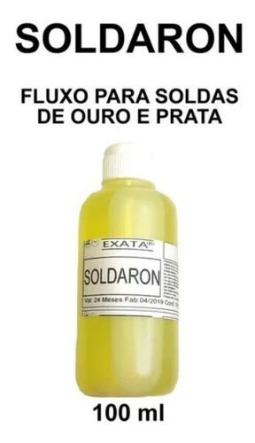 Soldaron Fluxo De Solda Para Ouro E Prata Ourives 100ml