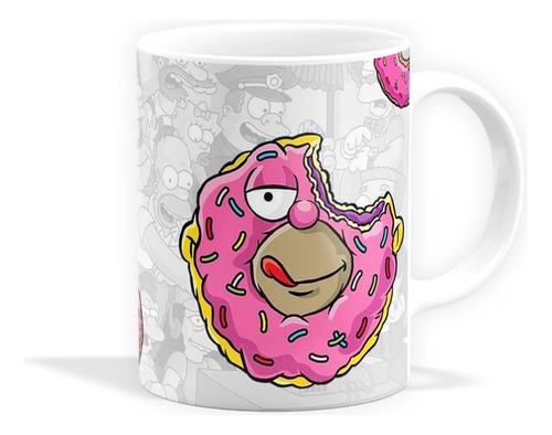 Caneca Os Simpsons Donuts