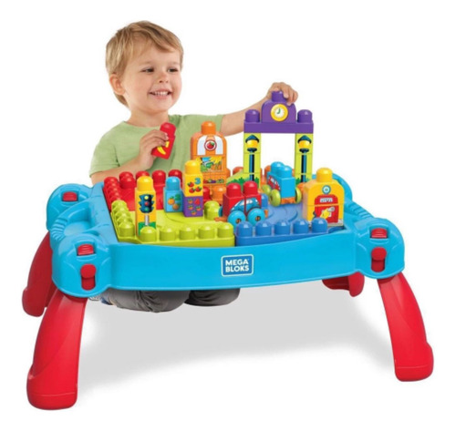 Mega Bloks Mesa Infantil De Construção Fgv05 Fisher Price 30 Mega Bloks Mesa Infantil De Construção Fgv05 Fisher Price