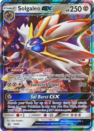 Solgaleo Gx Sm16 Promo Ultra Raro Pokemon Tcg