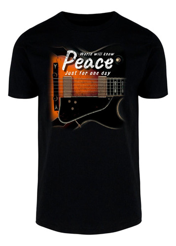 Playera World Peace | Hombre Con Estampado Digital