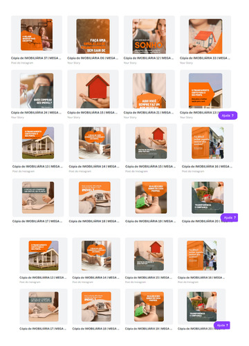 46 Templates Canva Para Instagram Posts Completos: Envio Pdf