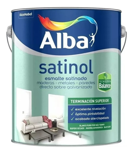 Satinol Al Agua Blanco X 1 Lt  