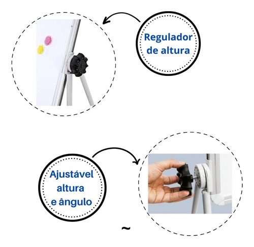 Flip Chart Magnético Liquido Limpeza Bloco De Sulfite 96x66