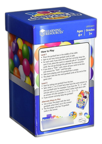 Recursos De Aprendizaje Pop For Addition - Juego De Resta