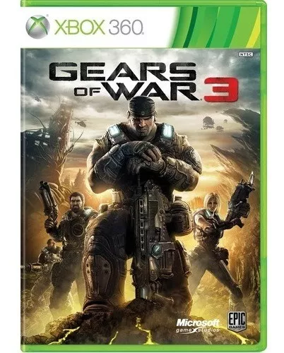 Jogo Gears of War - Xbox 360 Mídia Física Usado