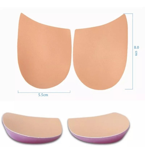 Imagem 2 de 5 de Palmilhas Em Silicone Para Alívio Da Dor Em Pisadas Supinada