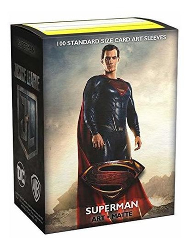 Dragon Shield Matte Art Dc Justice League Superman Tamaño Es