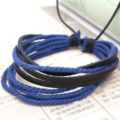 Cuero Moda Pulsera Unisex