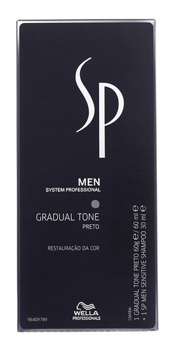 Kit Tintura Wella Professionals  SP System Professionals Kit men gradual tom brown