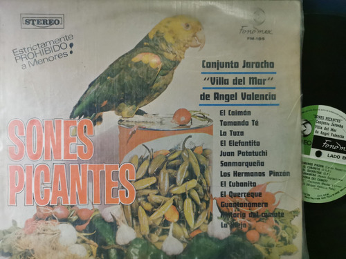 Lp Sones Picantes Conjunto Jarocho Villa Del Mar De Ángel V.