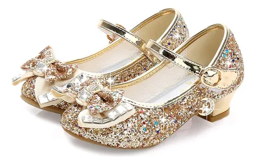 Zapatos De Tac n Ni as Adorable Princesa Brillante Fiesta Cuotas