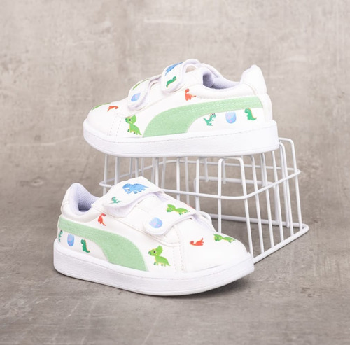 Zapatillas Niño Dino Con Abrojo- Zapatillas Infantiles