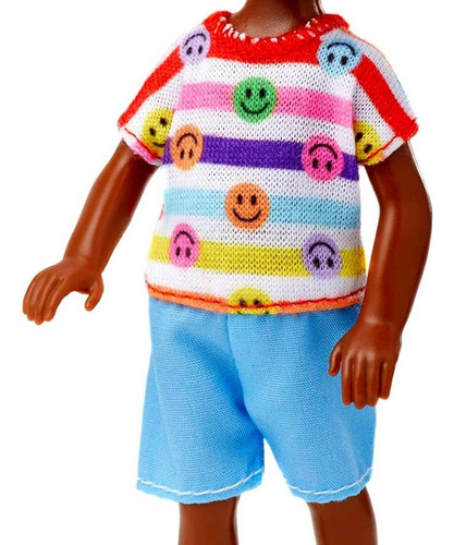 Mini Boneco Colecionável Boy Menino Moreno Negro - Chelsea C