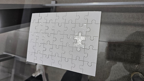 30 Rompecabezas Sublimable A5 Rectangular Blanks Cartón.