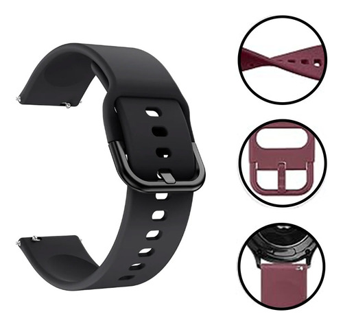 Malla Silicona Para Samsung Watch Active Gear 20mm 