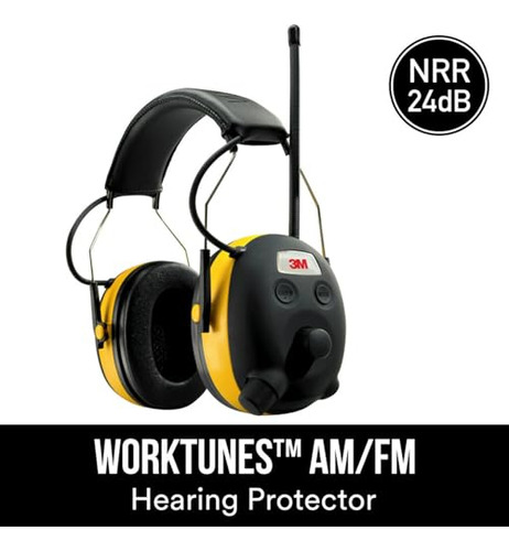 Protector Auditivo 3m Worktunes Am / Fm Con Tecnología De As
