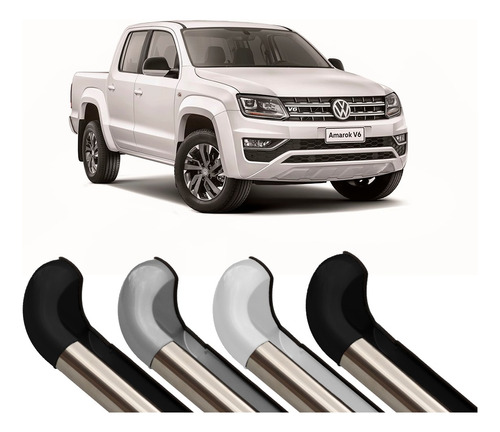 Estribo Lateral Amarok 2015 Cabine Dupla Sem Alargador      