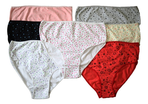 Bombacha Universal X3 ALG Lycra Estampada Mariflor Art 92