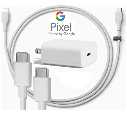 Google Usb-c Cargador Rápido Para 2do Amp; 3er Gen G7lcf