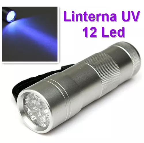 Linterna UV 14 leds luz negra