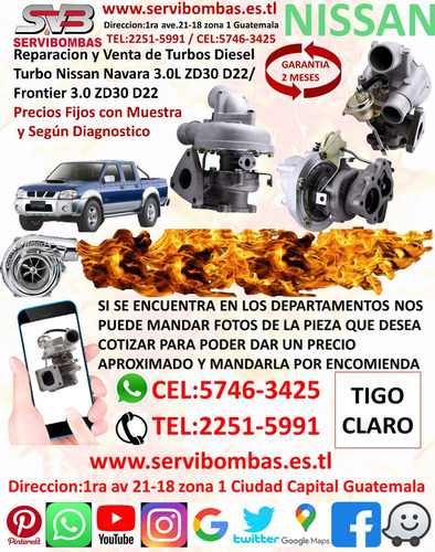 Turbo Nissan X-trail 2.5l Yd25 /md22/133hp/rhf4 Navara 2.5