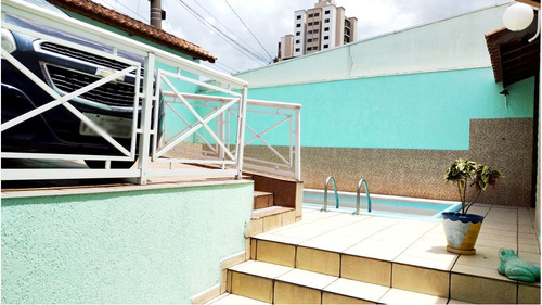 Imagem 16 de 17 de Casa Com Piscina Na Vila Rosália *abaixo Do Preço De Mercado* - Com Churrasqueira, Forno De Pizza E Fogão A Lenha - Ca0065